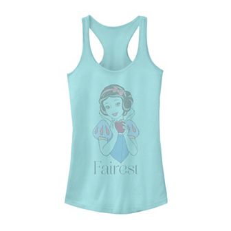 Juniors' Disney's Snow White "Fairest" Faded Tank Top