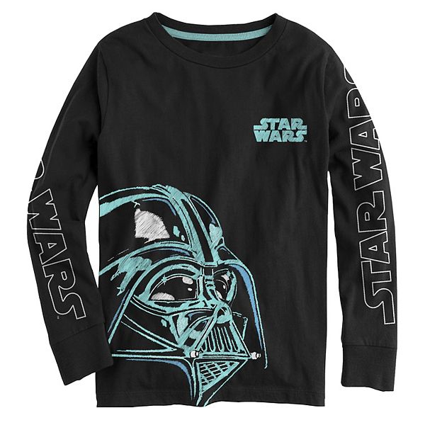 Boys 8-20 Star Wars Darth Vader Long Sleeve Graphic Tee