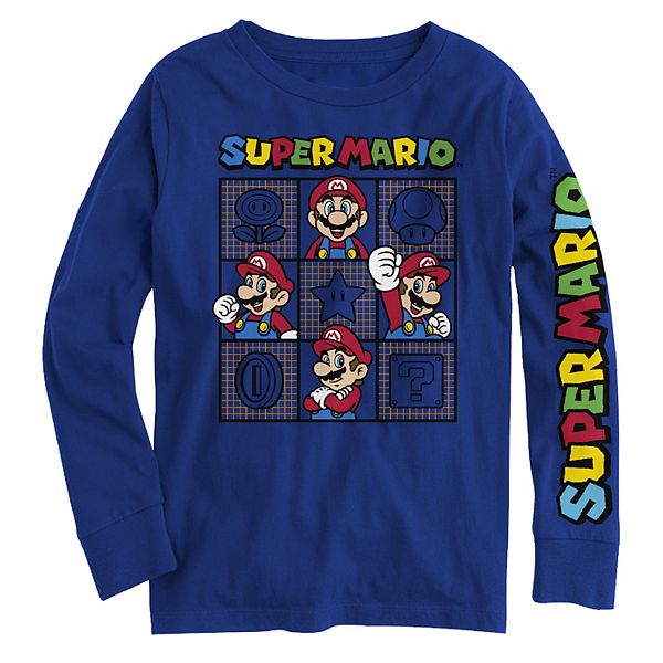 Boys 8 20 Nintendo Super Mario Graphic Tee - mario pants roblox id
