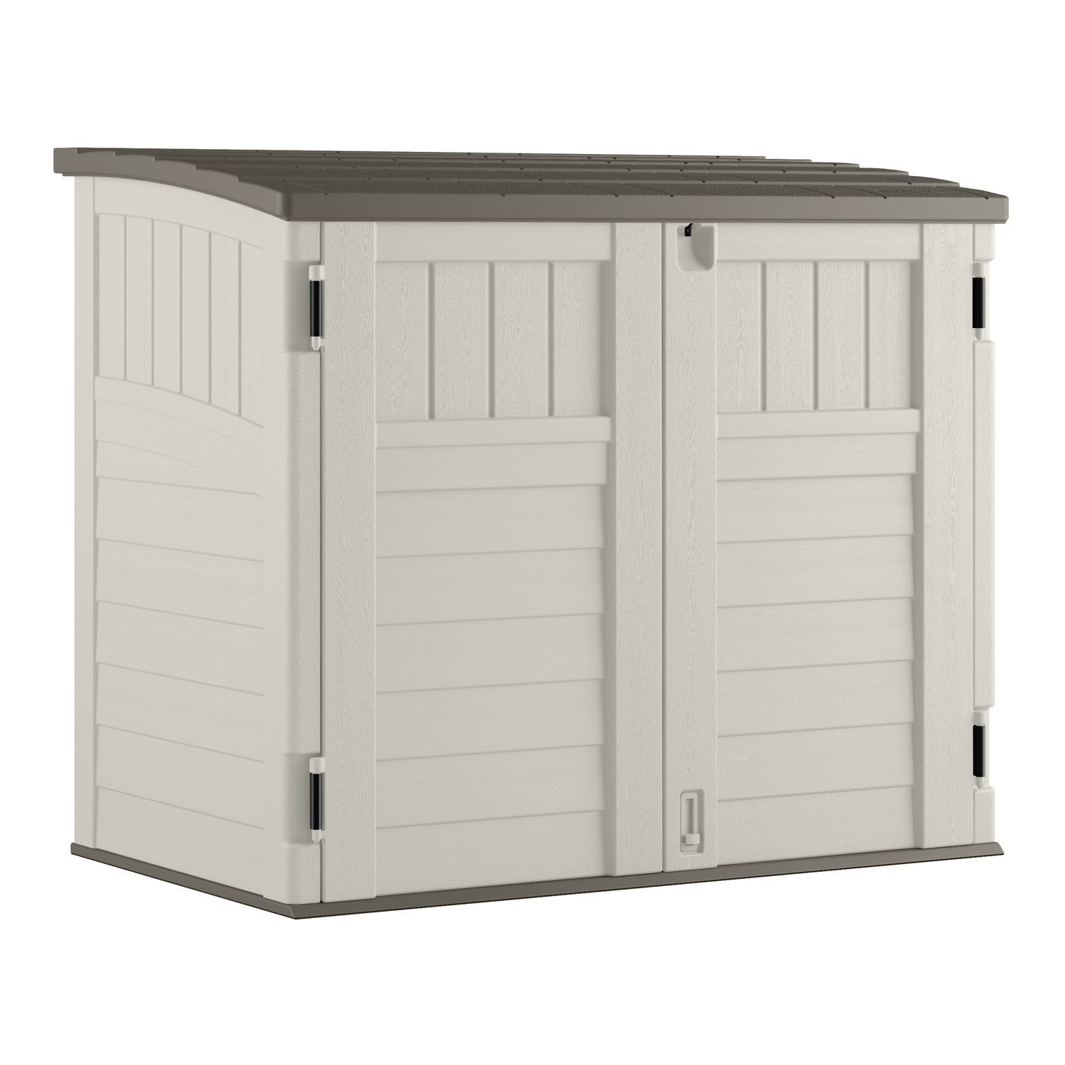 Suncast Horizontal Storage Shed - Stoney Black