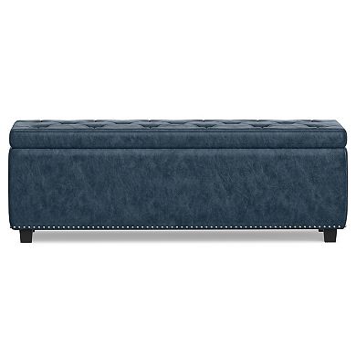 Simpli Home Hamilton Traditional Storage Ottoman