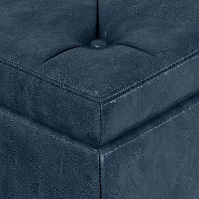 Simpli Home Hamilton Traditional Storage Ottoman