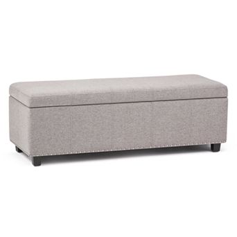 Simpli Home Hamilton Traditional Storage Ottoman