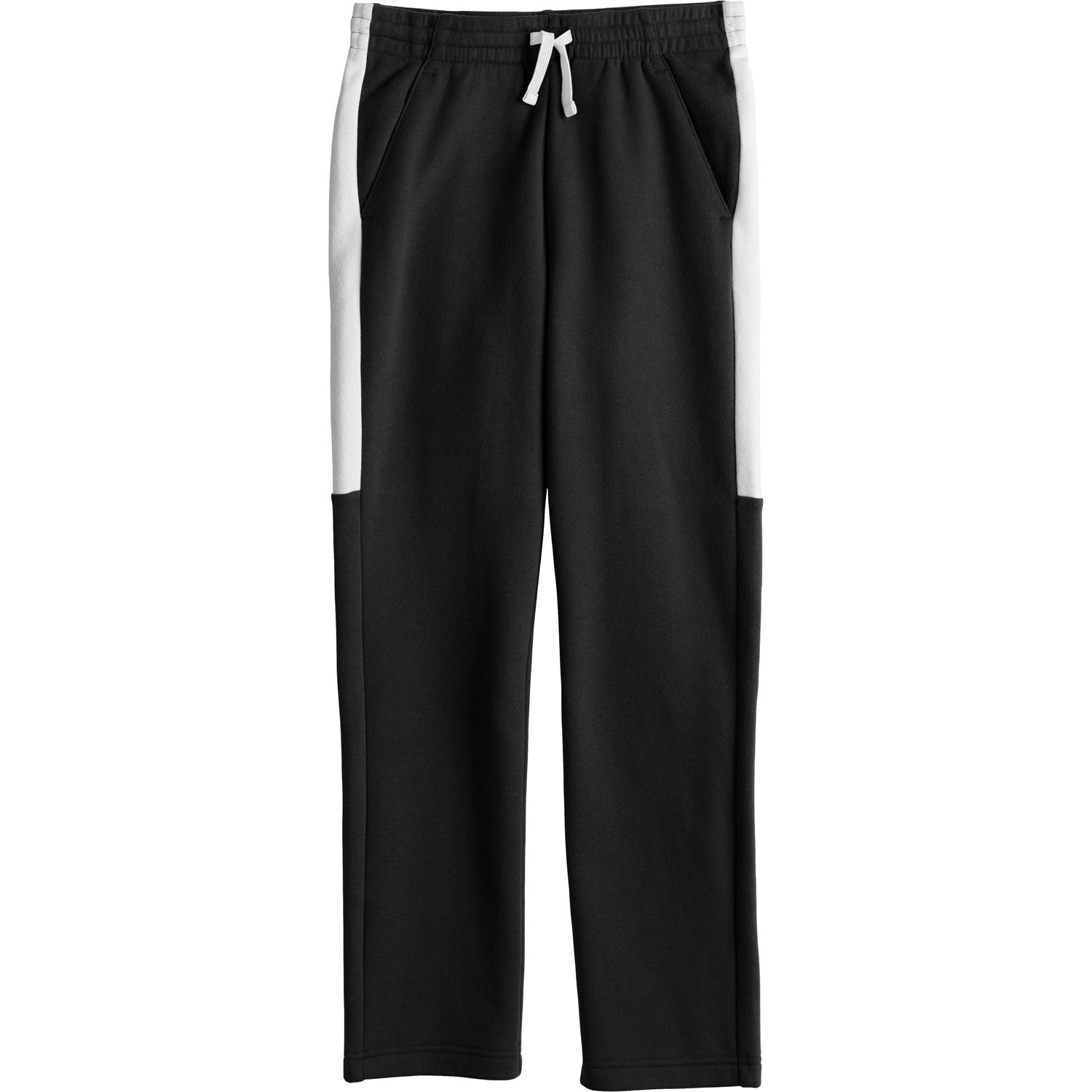 boys husky white pants