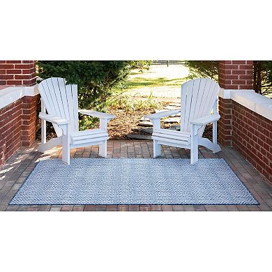 Unique Loom Deco Trellis Indoor Outdoor Rug