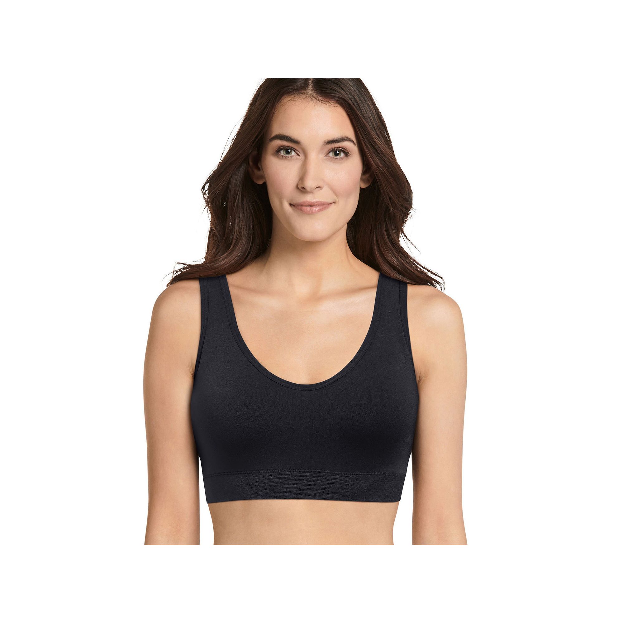 Jockey® Back Smoothing Seamfree® Bralette 3041, Womens, Size: Small, Bla