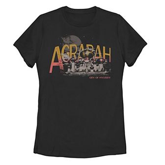 Disney's Aladdin Live Action City Of Mystery Portrait Juniors' Tee