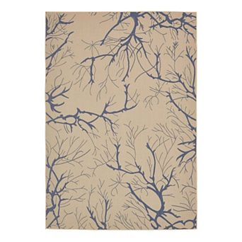 Unique Loom Branch Indoor Outdoor Area Rug