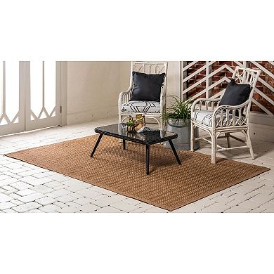Unique Loom Checkered Indoor Outdoor Area Rug