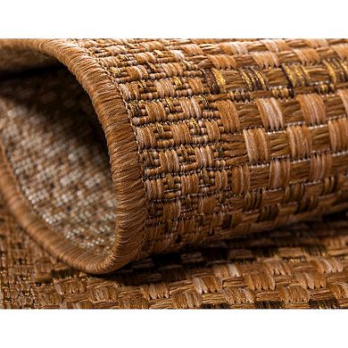 Unique Loom Checkered Indoor Outdoor Area Rug