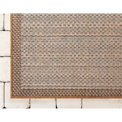 Unique Loom Checkered Indoor Outdoor Area Rug