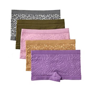 Girls 6-16 SO® 5-pack Seamless Boyshort Panties