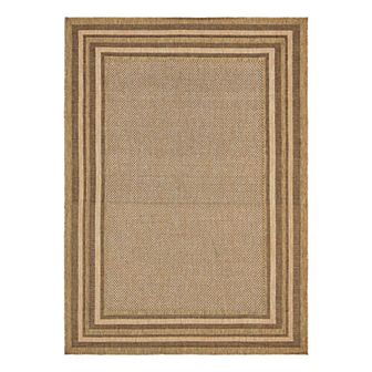 Unique Loom Multi Border Indoor Outdoor Area Rug