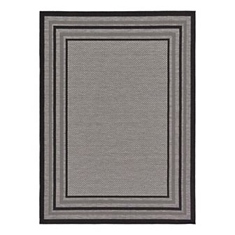 Unique Loom Multi Border Indoor Outdoor Area Rug