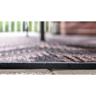 Unique Loom Chevron Indoor Outdoor Area Rug