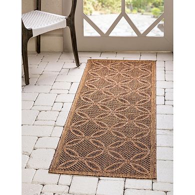 Unique Loom Spiral Indoor Outdoor Area Rug