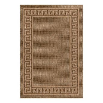 Unique Loom Greek Key Indoor Outdoor Area Rug