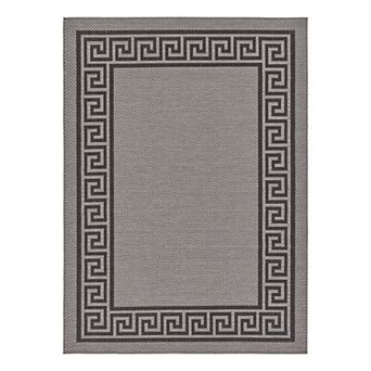 Unique Loom Greek Key Indoor Outdoor Area Rug