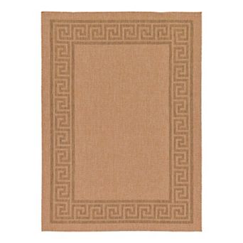 Unique Loom Greek Key Indoor Outdoor Area Rug