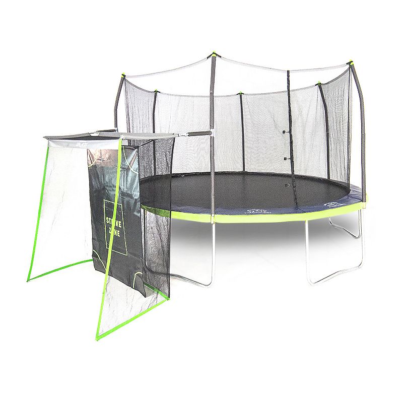 Skywalker Trampolines ActivPlay 15 Oval Trampoline with Sports Net & Dual 