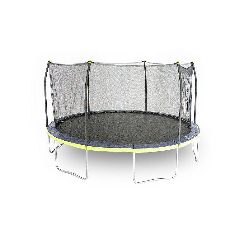 Skywalker Trampolines 15 Oval Trampoline Combo with Dual Color Spring Pad,