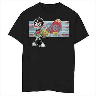 Boys 8-20 DC Comics Graphic Teen Titans Go! Robin Character Panel Graphic Tee