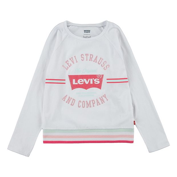 Levis girls sweatshirt hot sale