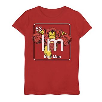 Girls 7-16 Marvel Avengers Iron Man Element Tee