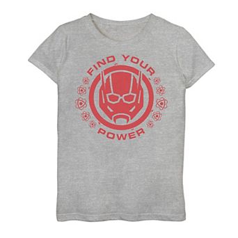 Girls 7-16 Marvel Ant-Man Find Your Power Red Logo Tee