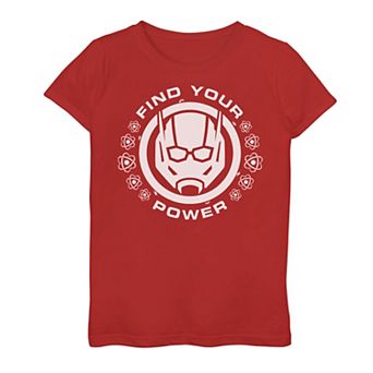 Girls 7-16 Marvel Ant-Man Find Your Power Red Tee