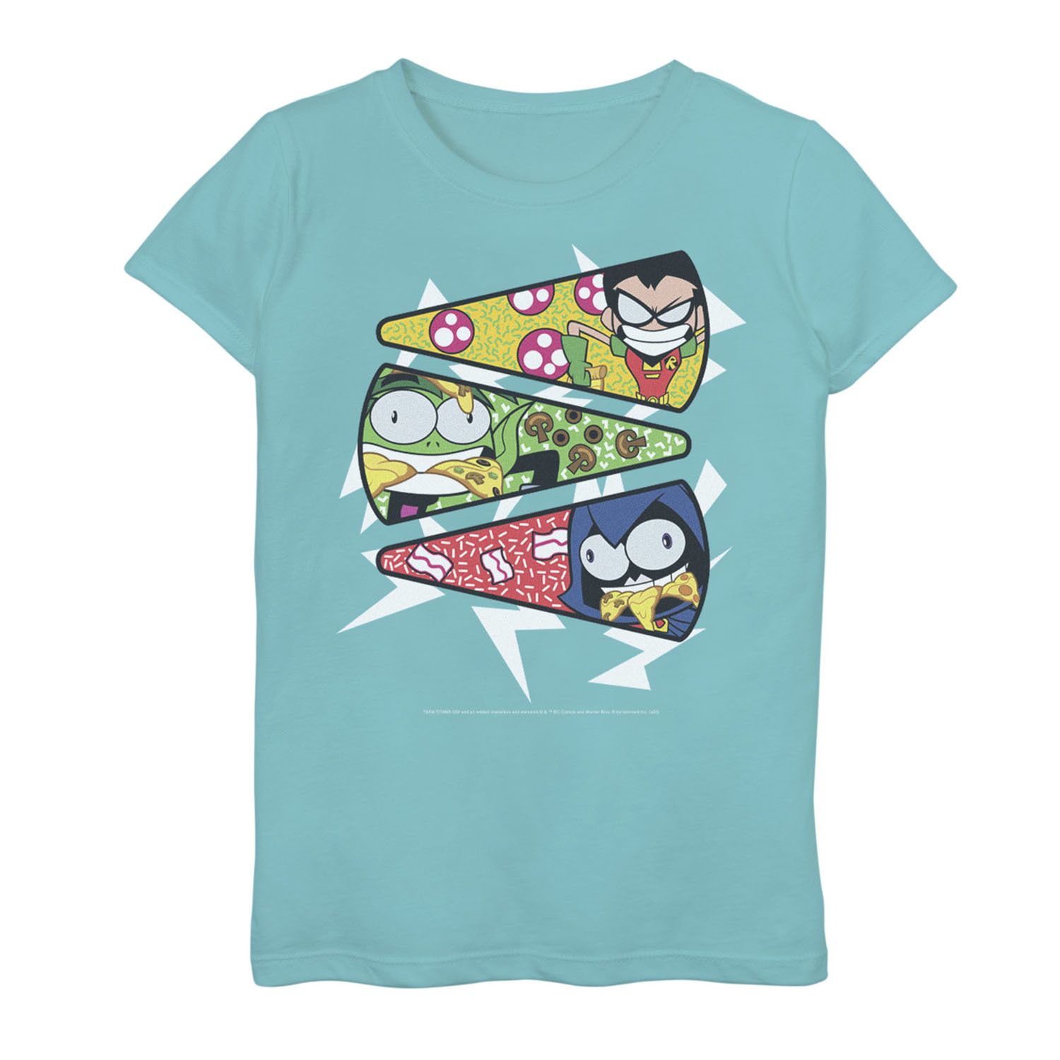 Teen Titans Go Fresh Boy's Navy T-shirt-Small