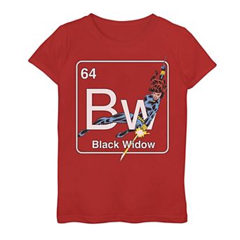 Girls 7-16 Marvel Avengers Black Widow Element Tee
