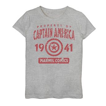 Girls 7-16 Marvel Captain America 1941 Marvel Comics Tee