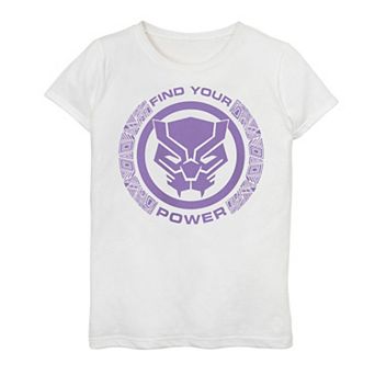 Girls 7-16 Marvel Black Panther Finder Your Power Tee