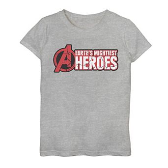 Girls 7-16 Marvel Avengers Earth's Mightiest Heroes Tee