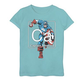 Girls 7-16 Marvel Avengers Captain America Element Tee