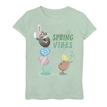 Girls 7-16 Marvel Rocket & Groot Spring Vibes Tee