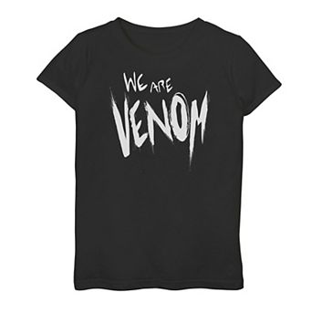 Girls 7-16 Marvel We Are Venom Large Text Tee