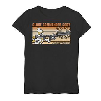 Girls 7-16 Star Wars: Clone Wars Clone Commander Cody Graphic Tee