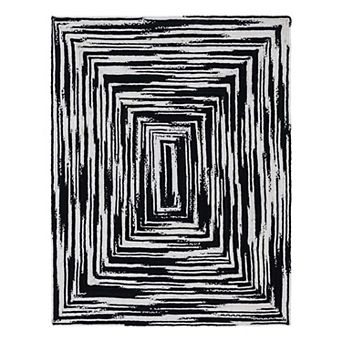 Unique Loom Braided Contrast Chindi Rug