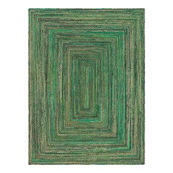 Unique Loom Braided Tonal Chindi Rug