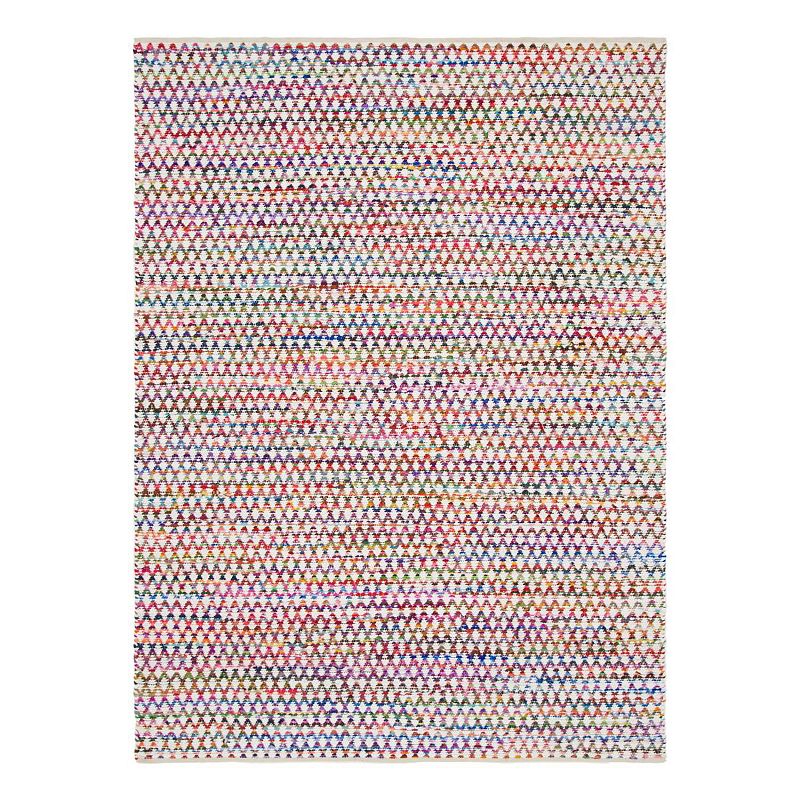 Unique Loom Trellis Braided Chindi Jute Blend Rug, Multicolor, 8X10 Ft