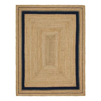 Unique Loom Gujarat Braided Jute Blend Rug