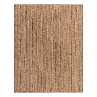 Unique Loom Braided Trellis Jute Rug