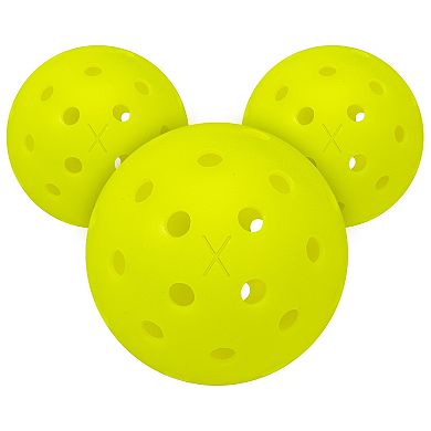 Franklin Sports 3-Pack X-40 USAPA Approved Outdoor Pickleballs
