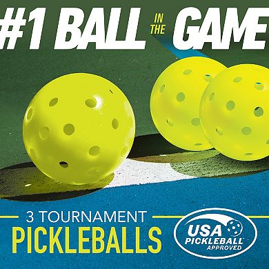 Franklin Sports 3-Pack X-40 USAPA Approved Outdoor Pickleballs
