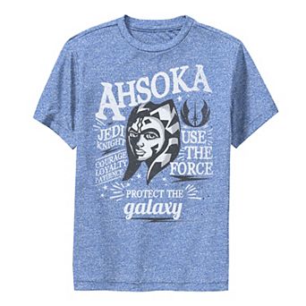 Boys 6-20 Star Wars Ahsoka Head Shot Quote Collage Graphic Tee