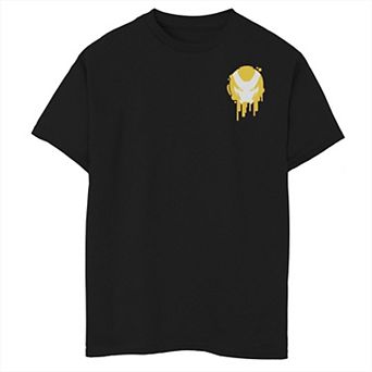 Boys 8-20 Marvel Venomized Iron Man Left Chest Badge Graphic Tee