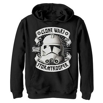 Boys 8-20 Star Wars: Clone Wars Stormtrooper Portrait Graphic Fleece Hoodie