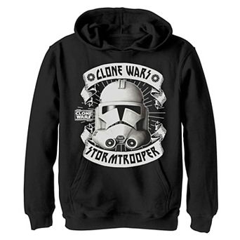 Boys 8-20 Star Wars: Clone Wars Stormtrooper Portrait Graphic Fleece Hoodie